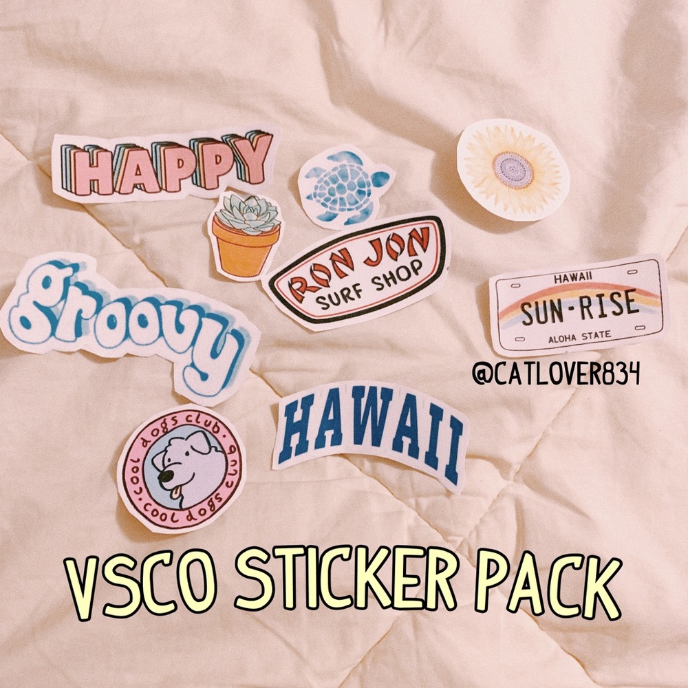 VSCO STICKERS LOT